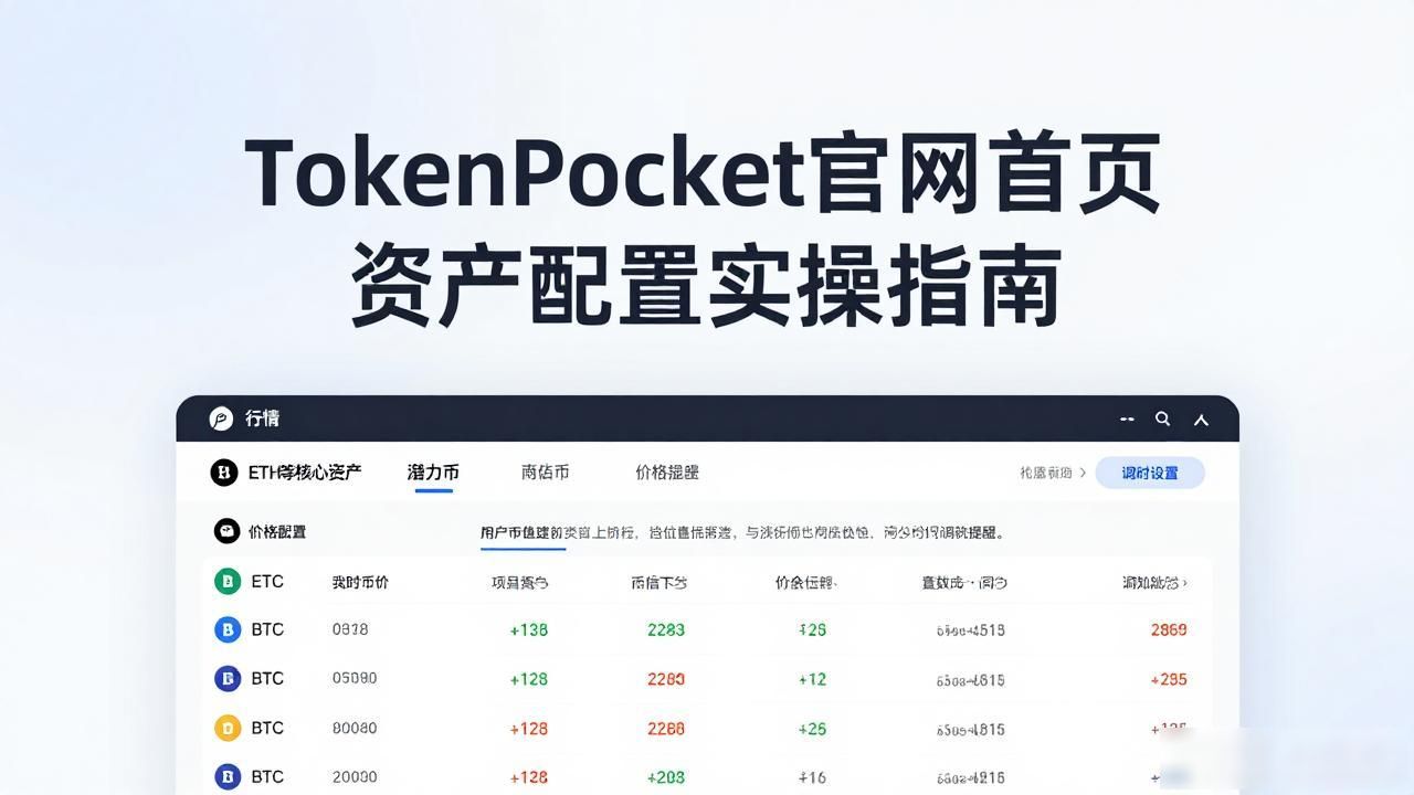 TokenPocket官网首页资产配置实操指南