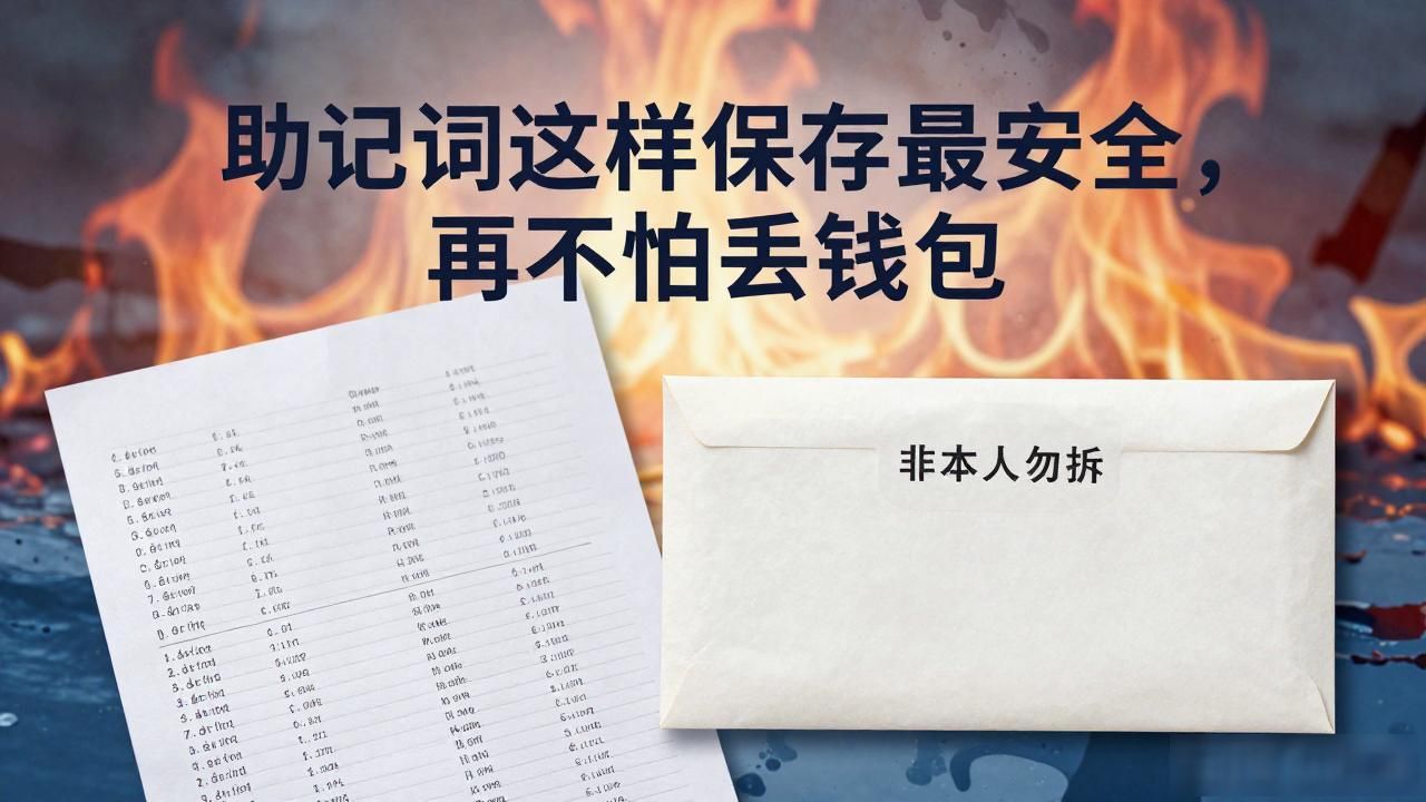 助记词这样保存最安全，再也不怕丢钱包