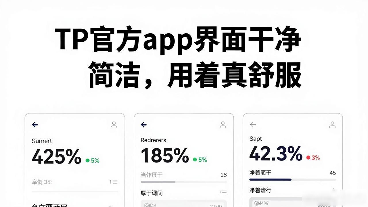 TP官方app的界面简约设计_核心功能入口_清爽简约界面