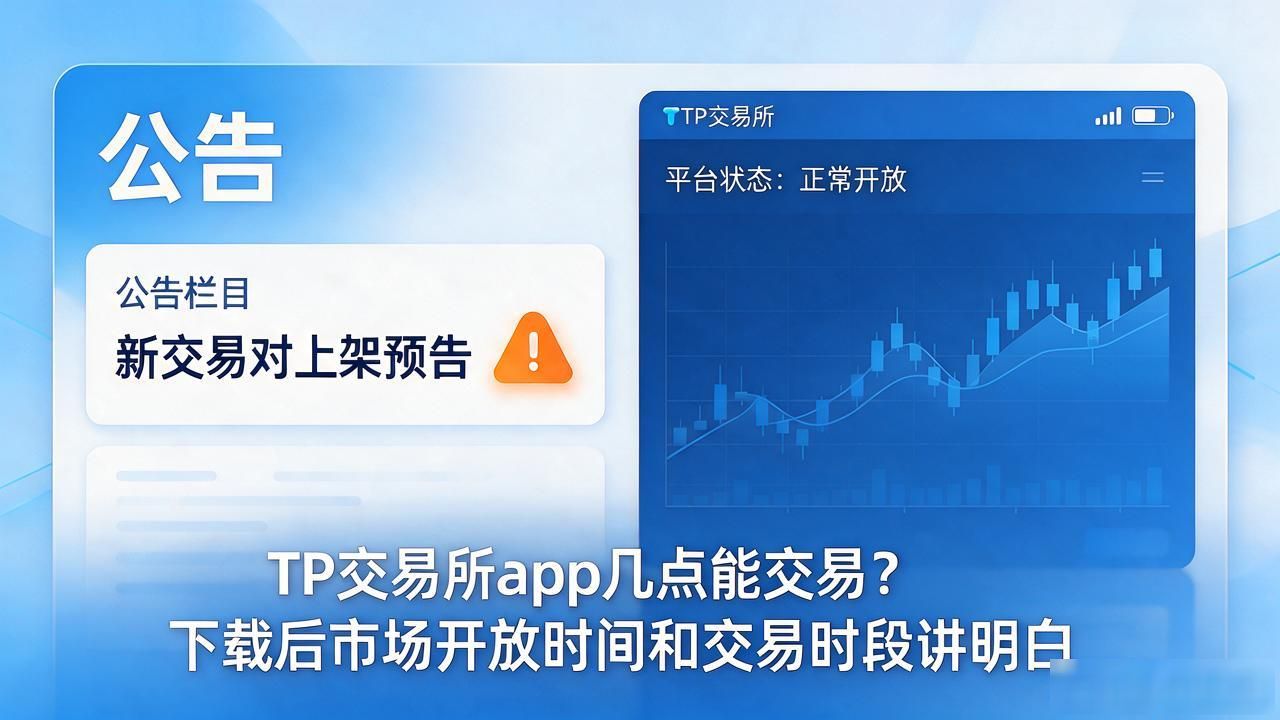 TP交易所app几点能交易？下载后市场开放时间和交易时段讲明白