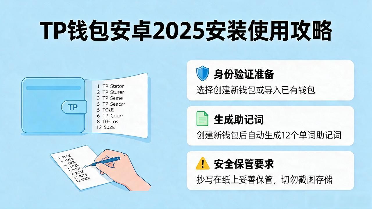 TP钱包新手下载安装教程_TP钱包助记词保管方法_刚下载TP安卓2025?快速上手必读指南