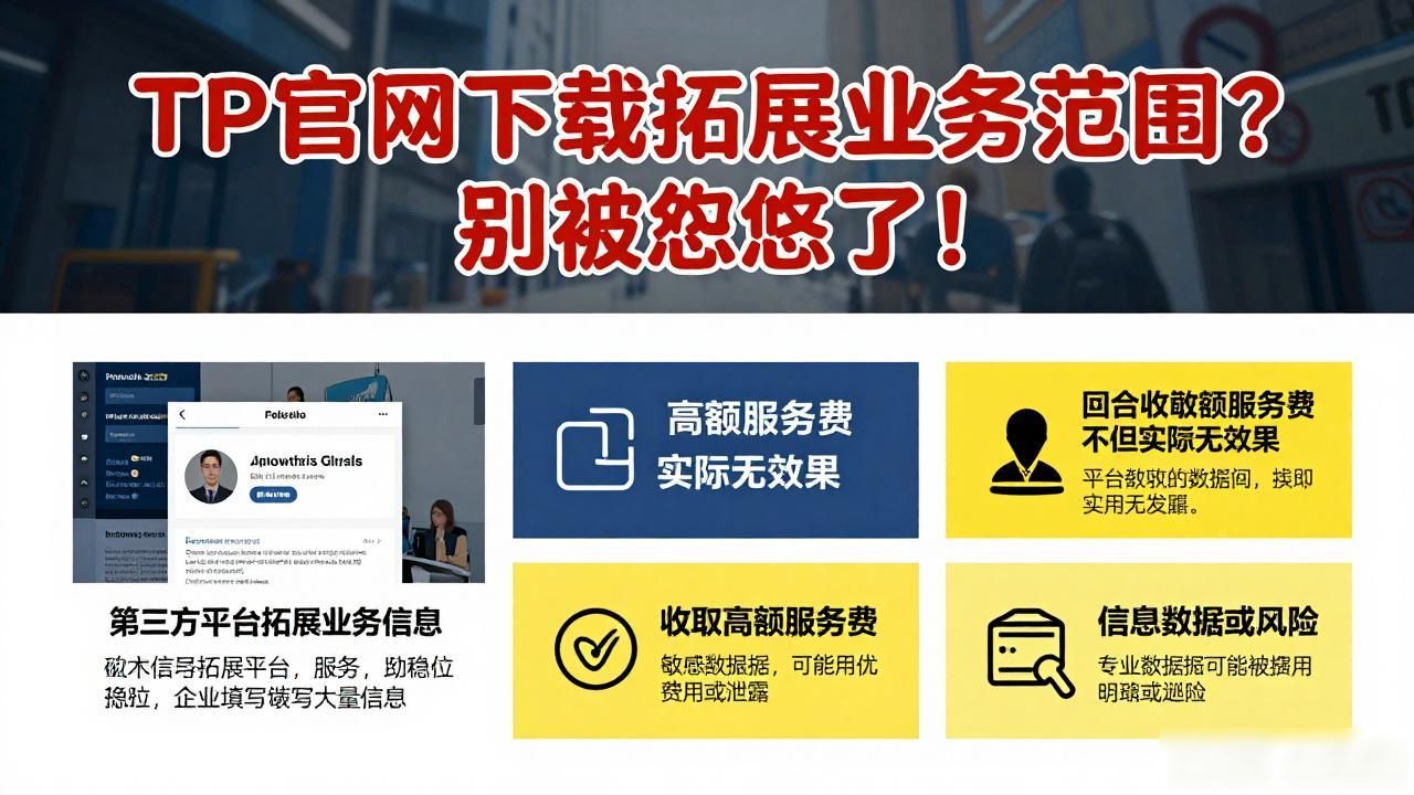 TP官网下载拓展业务范围？别被忽悠了！