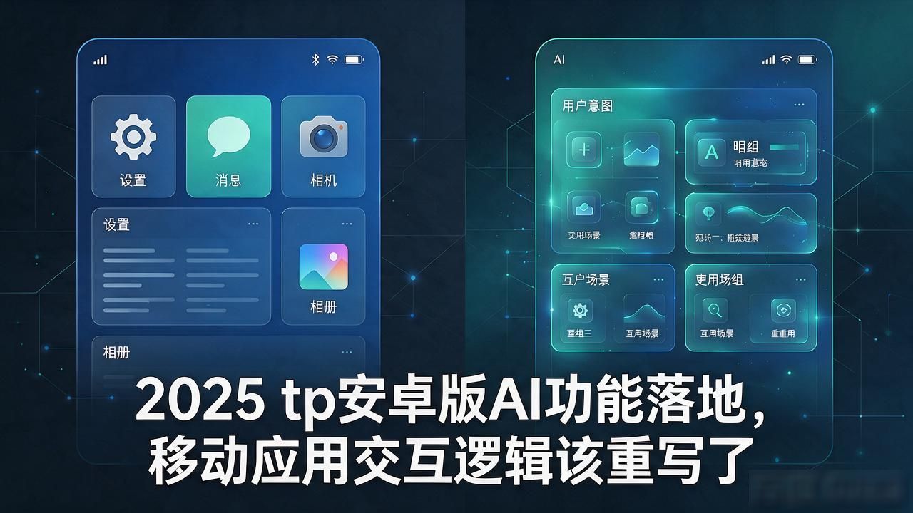 行业趋势预测：tp 2025安卓版AI功能或将重塑移动应用交互逻辑！_移动应用AI预判模块_tp2025安卓版AI交互底层重构