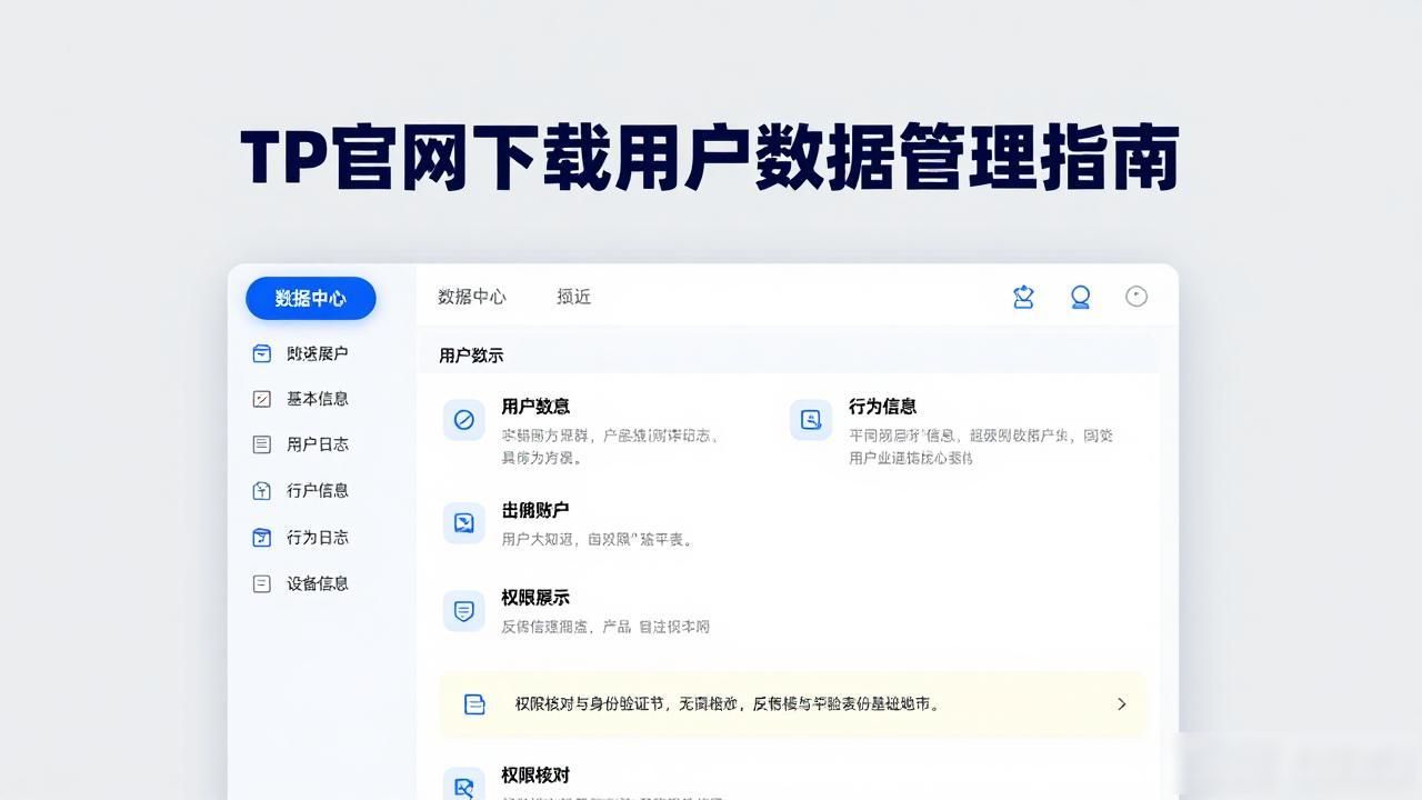 TP官网下载用户数据管理指南