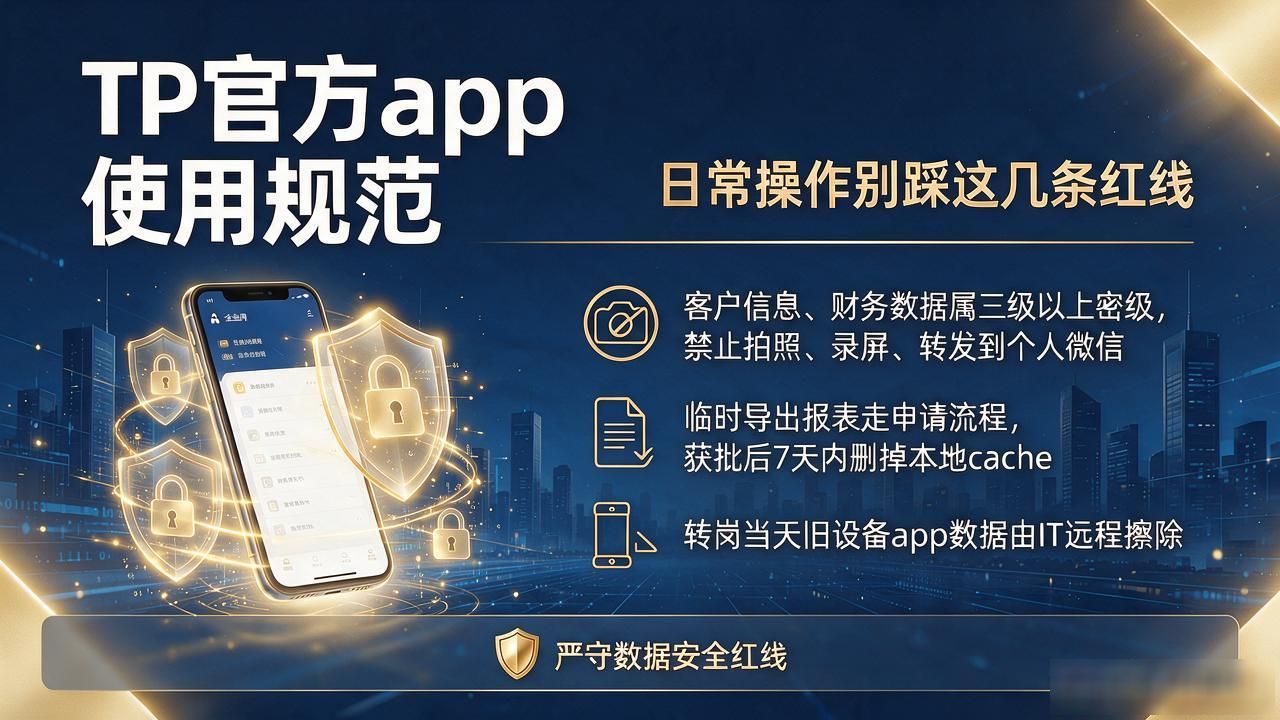 TP官方app使用规范：日常操作别踩这几条红线