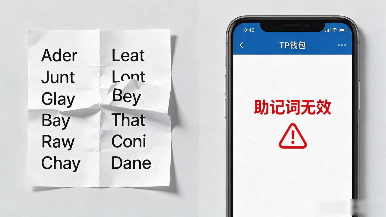 tp钱包的助记词顺序打乱了能找回吗？12个单词一个都不能错