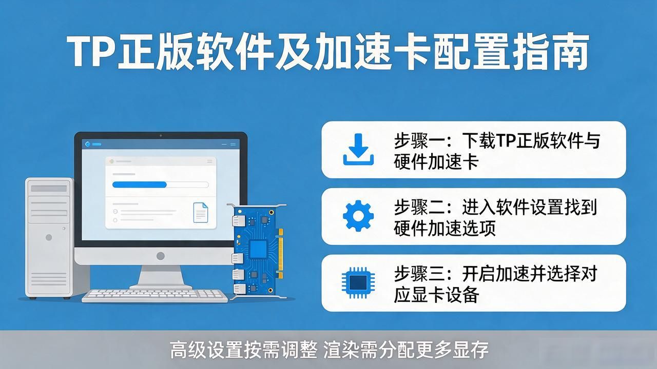 TP正版软件安装配置及硬件加速卡使用指南