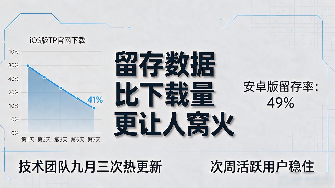 TP官网下载苹果版的市场表现与业绩考评_iOS用户留存率低_TP官网苹果版下载量
