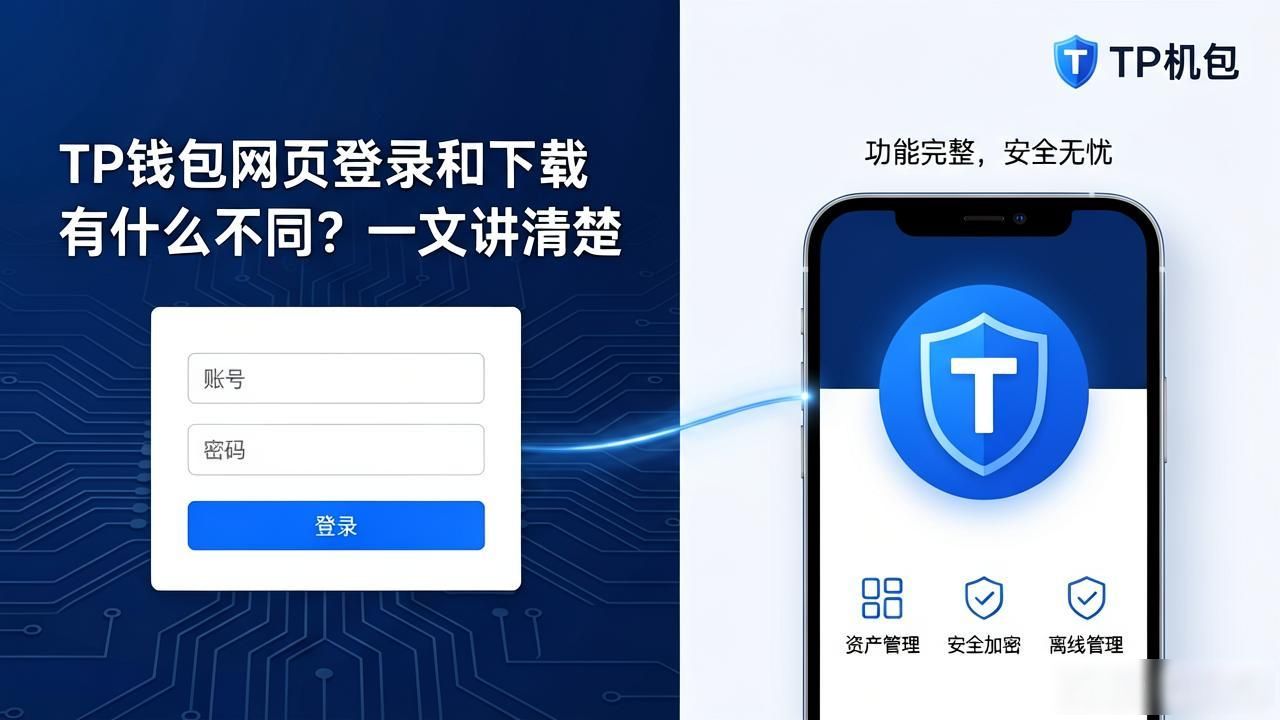 TP钱包网页登录和下载有什么不同？一文讲清楚