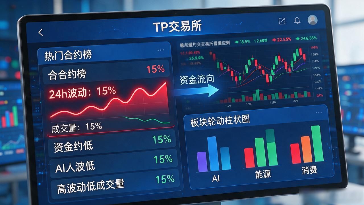 TP交易所热门合约榜分析_TP交易所模拟账户_如何使用TP交易所app下载获取投资灵感