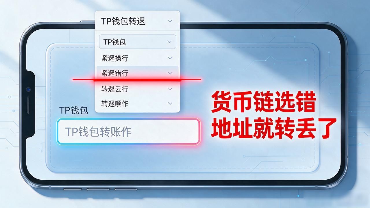 TP钱包转币到OKX，货币链选错地址就转丢了
