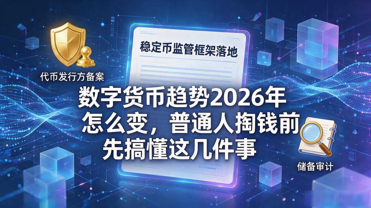 数字货币趋势2026年怎么变，普通人掏钱前先搞懂这几件事