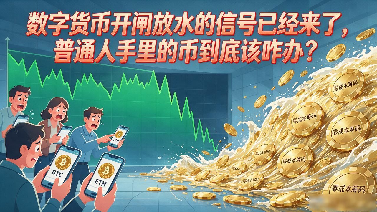 数字货币开闸放水的信号已经来了，普通人手里的币到底该咋办