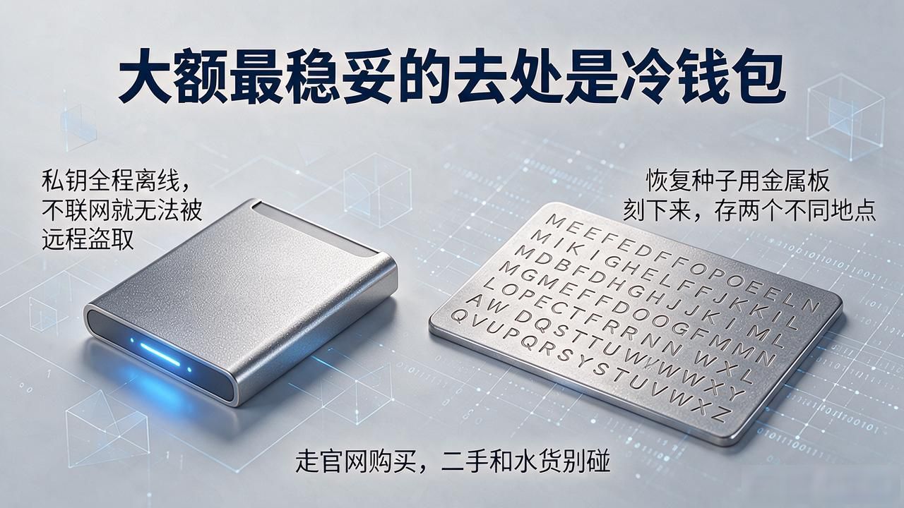 刚入手数字货币不知道怎么存放？冷钱包热钱包到底怎么选
