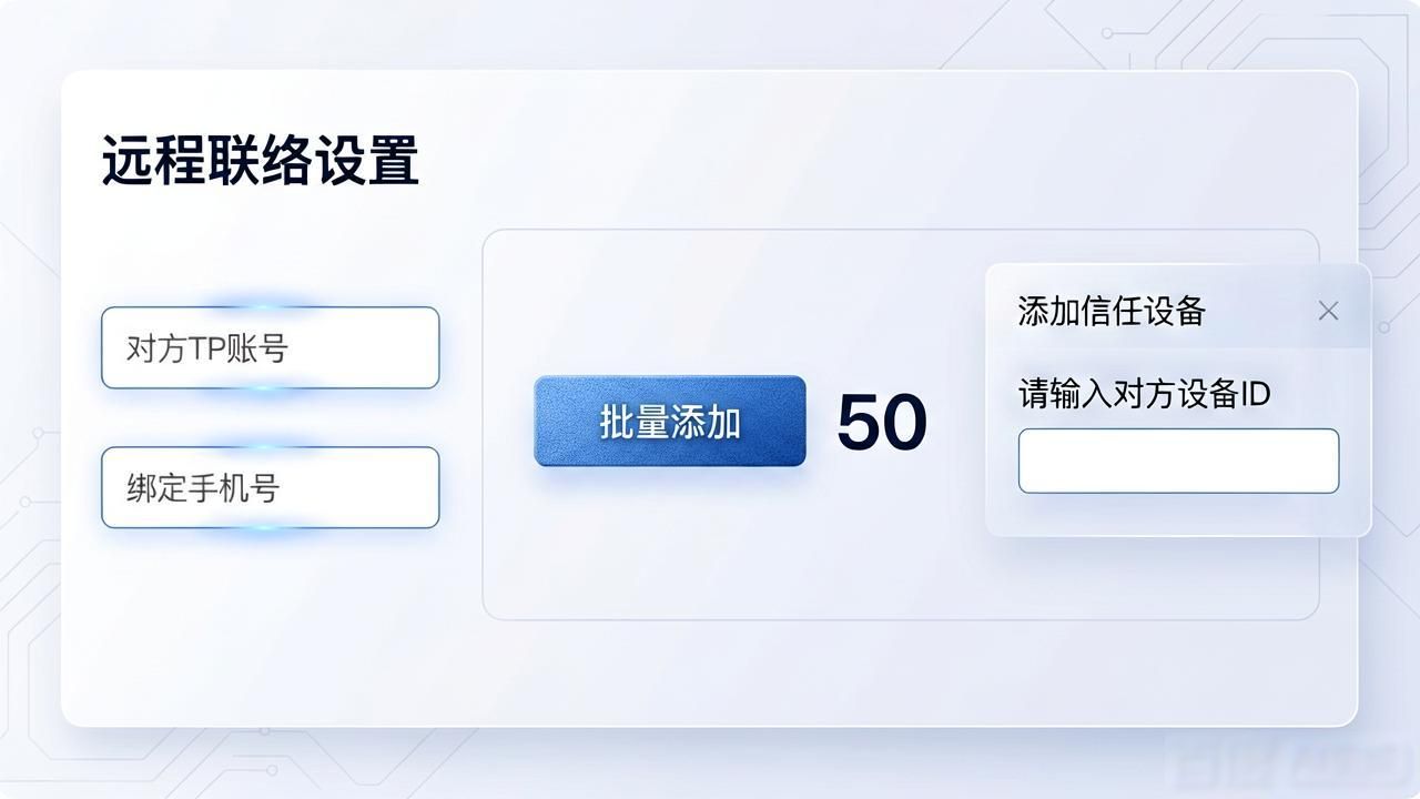 2025 TP官网新版本 远程联络设置方法