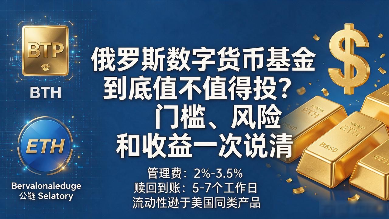 俄罗斯数字货币基金到底值不值得投？门槛、风险和收益一次说清