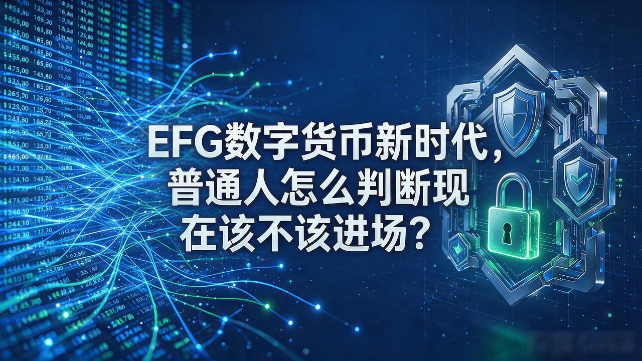 EFG数字货币新时代，普通人怎么判断现在该不该进场