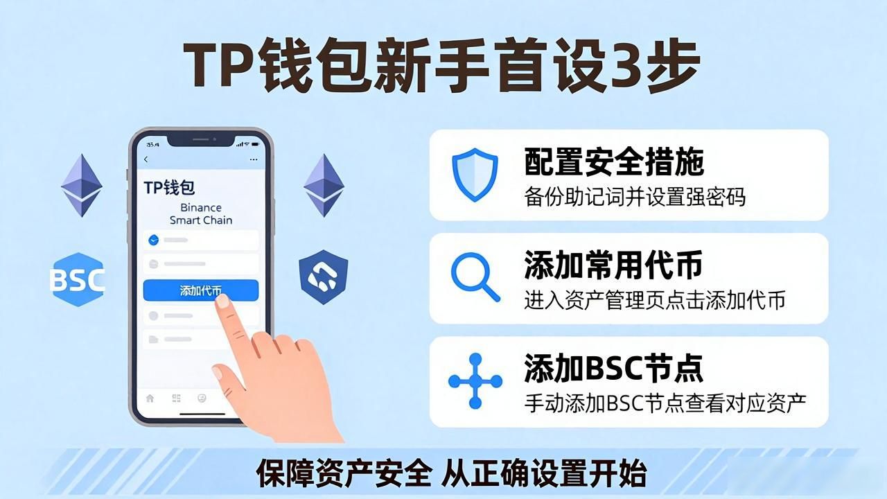 TP钱包刚下载别乱点！新手首设这3步，资金安全翻倍