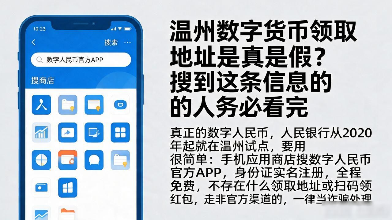 温州数字货币骗局_温州数字货币领取地址_数字人民币温州试点