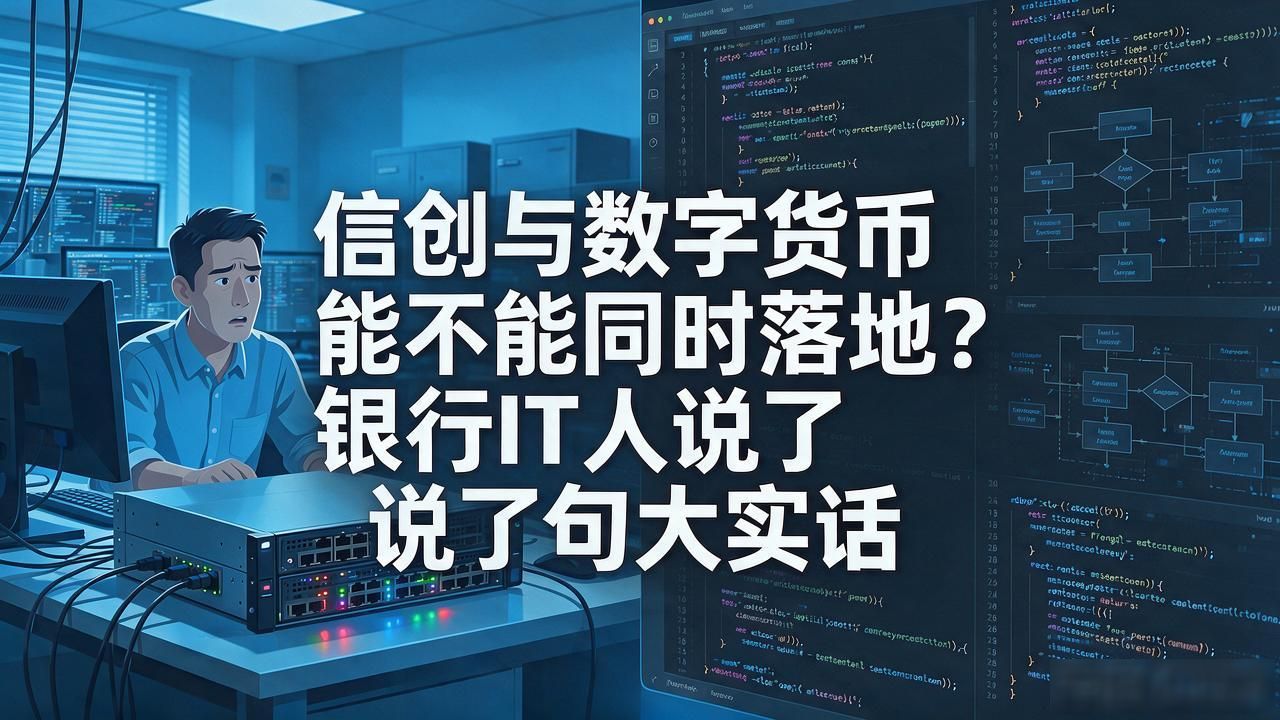 信创与数字货币能不能同时落地？银行IT人说了句大实话