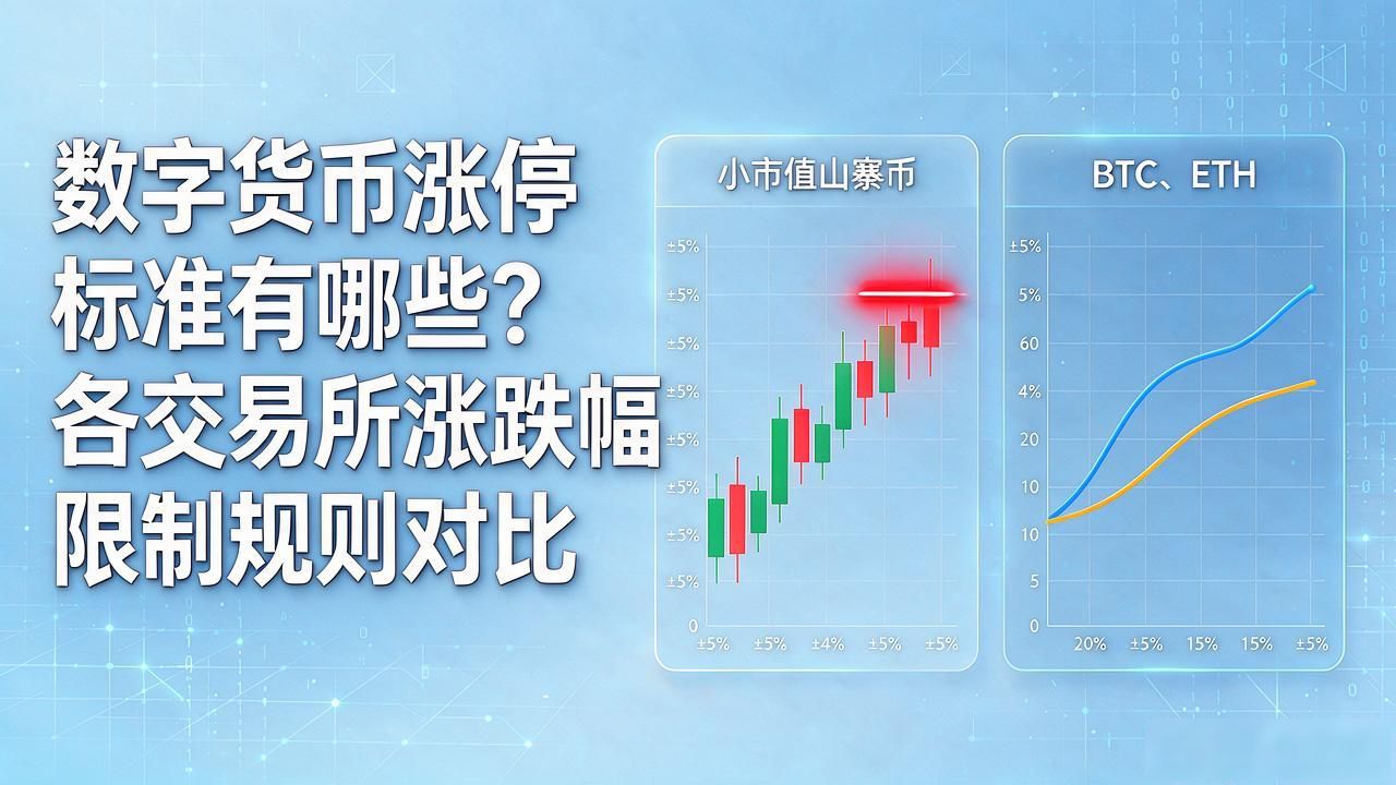数字货币涨停标准有哪些？各交易所涨跌幅限制规则对比