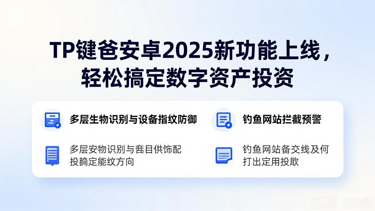 TP钱包安卓2025新功能上线，轻松搞定数字资产投资