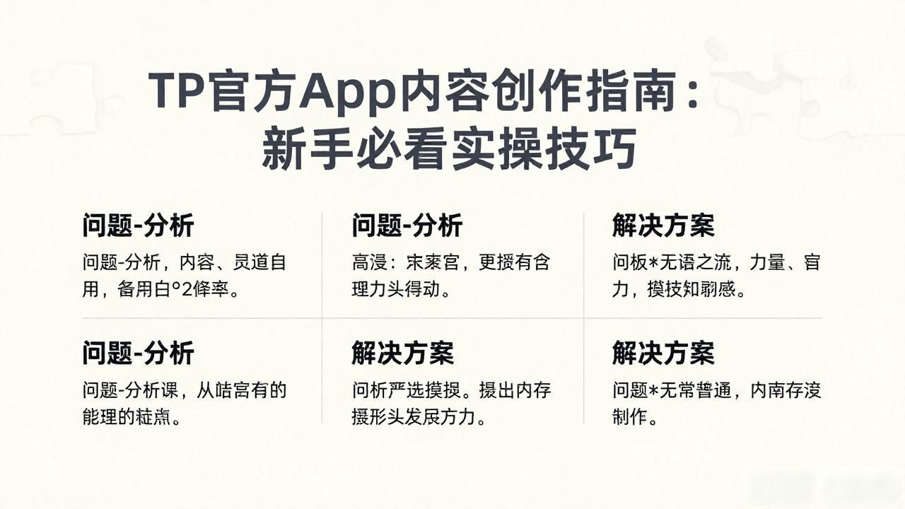 TP官方app内容创作指南：新手必看实操技巧