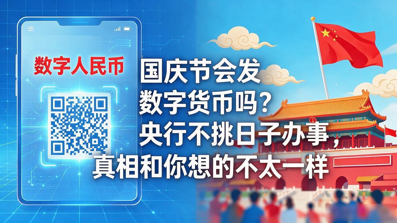 国庆节会发数字货币吗？央行不挑日子办事，真相和你想的不太一样