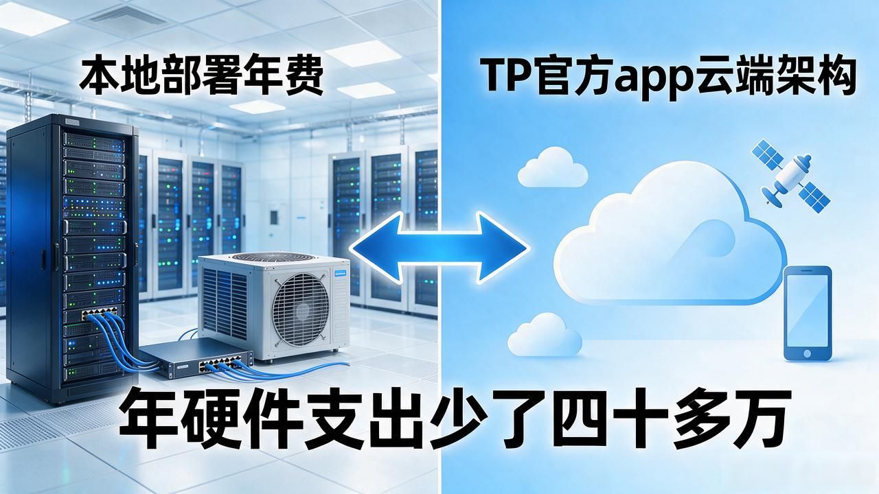 TP官方app下载后，企业运营成本一年能省多少