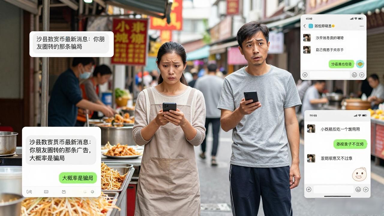 沙县数字货币最新消息：你朋友圈转的那条广告，大概率是骗局