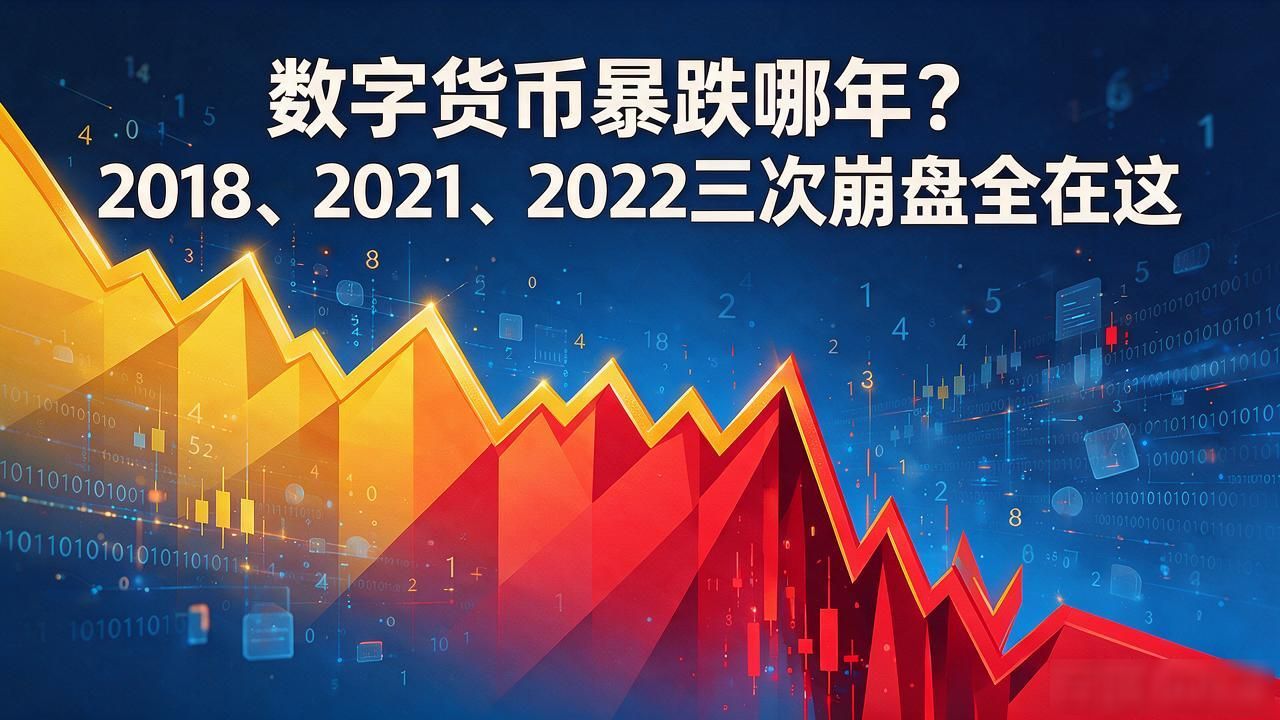 数字货币暴跌哪年？2018、2021、2022三次崩盘全在这