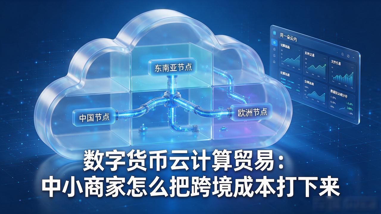 数字货币云计算贸易：中小商家怎么把跨境成本打下来