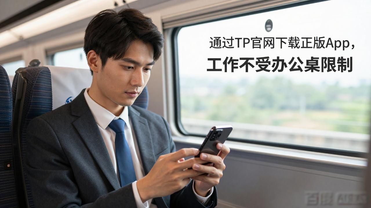 通过TP官网下正版App，让工作不受办公桌限制