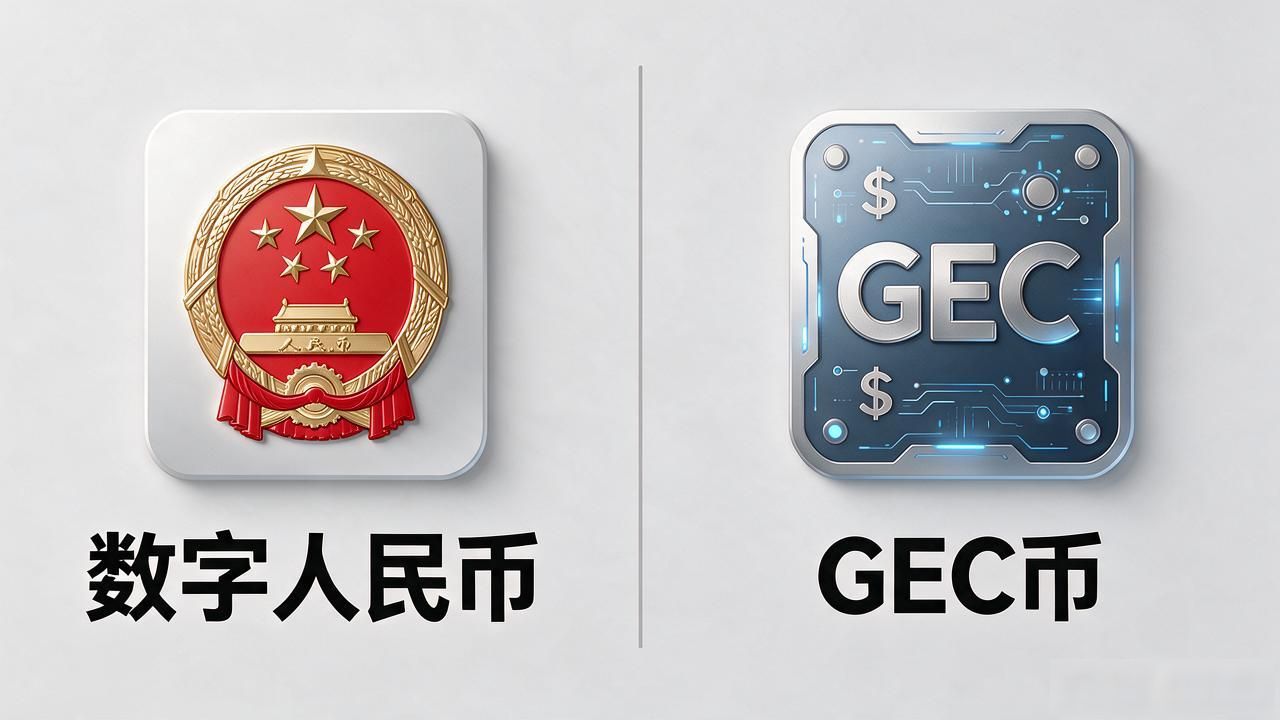 GEC币是数字货币吗？别搞混了，它跟央行发行的数字人民币是两码事