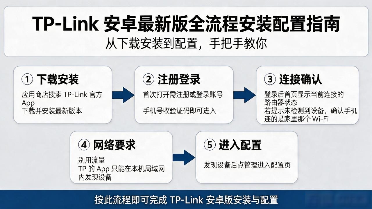tp-link安卓最新版怎么装怎么配，全流程手把手教你
