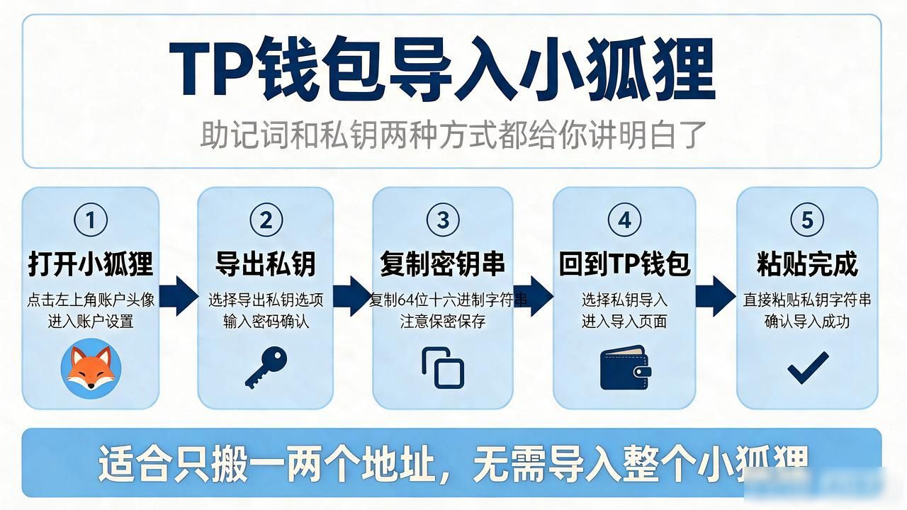 TP钱包导入小狐狸，助记词和私钥两种方式都给你讲明白了