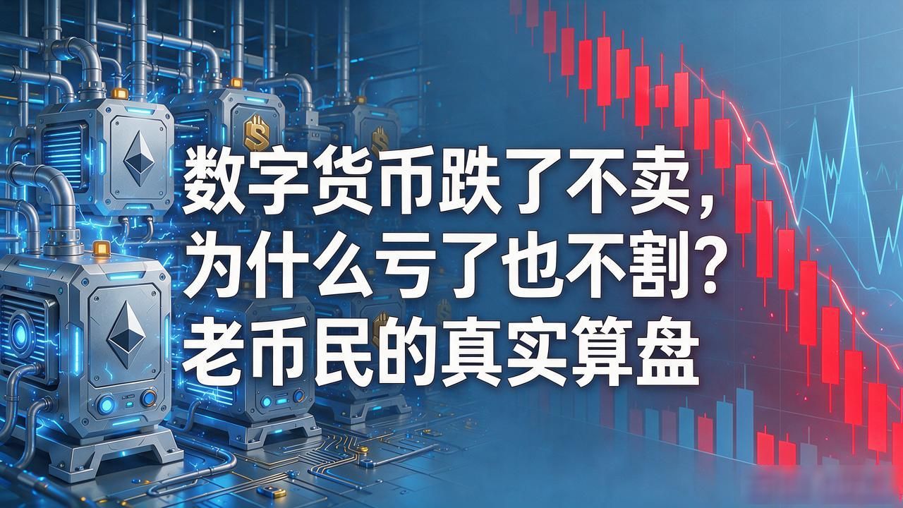 数字货币跌了不卖，为什么亏了也不割？老币民的真实算盘