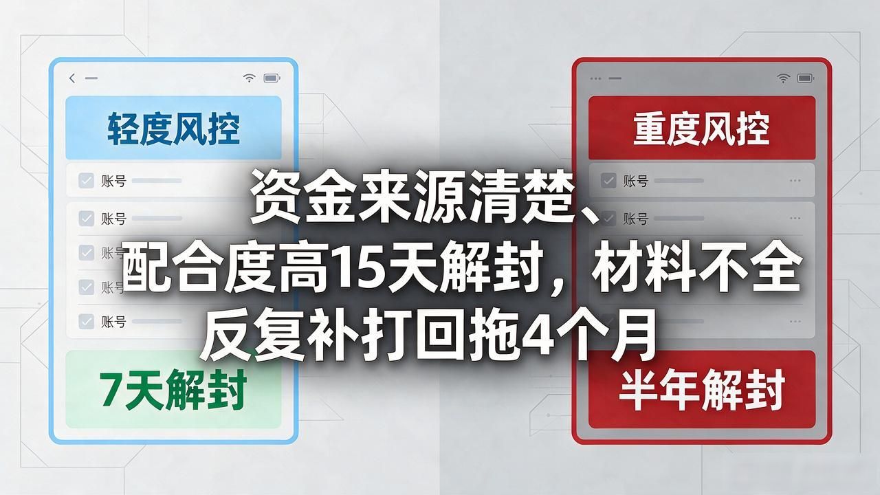 数字货币账号风控多久_风控等级影响解冻周期_账号风控解除时间